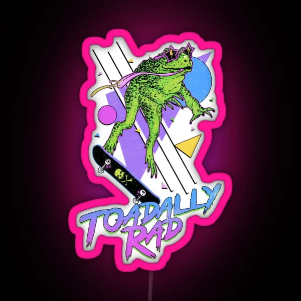 Toadally Rad RGB Neon Sign