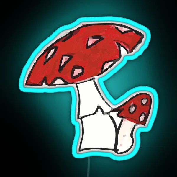Toadstool RGB Neon Sign