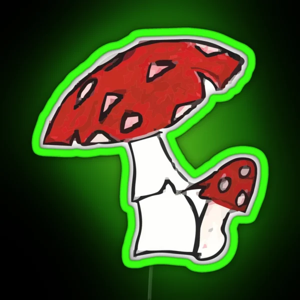 Toadstool RGB Neon Sign