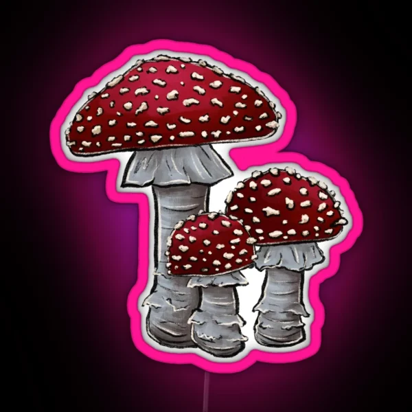 Toadstools 2 RGB Neon Sign