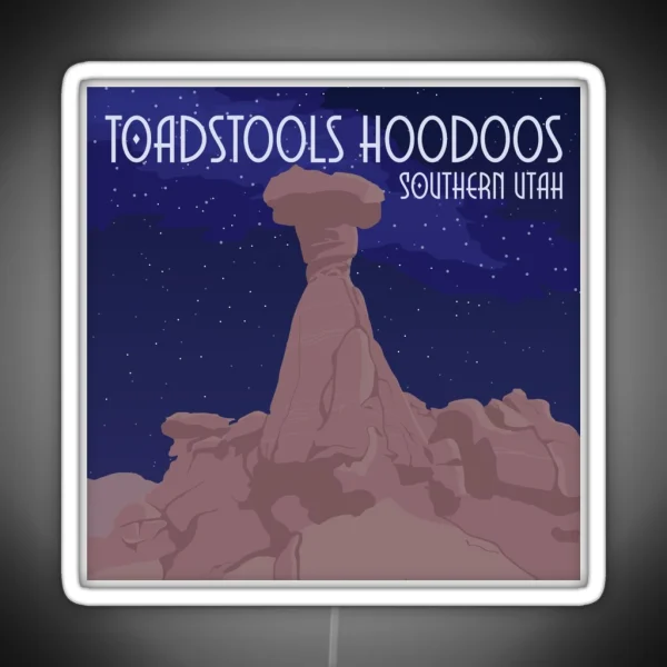Toadstools Hoodoos RGB Neon Sign