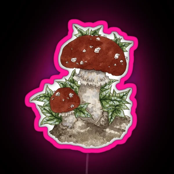 Toadstools RGB Neon Sign