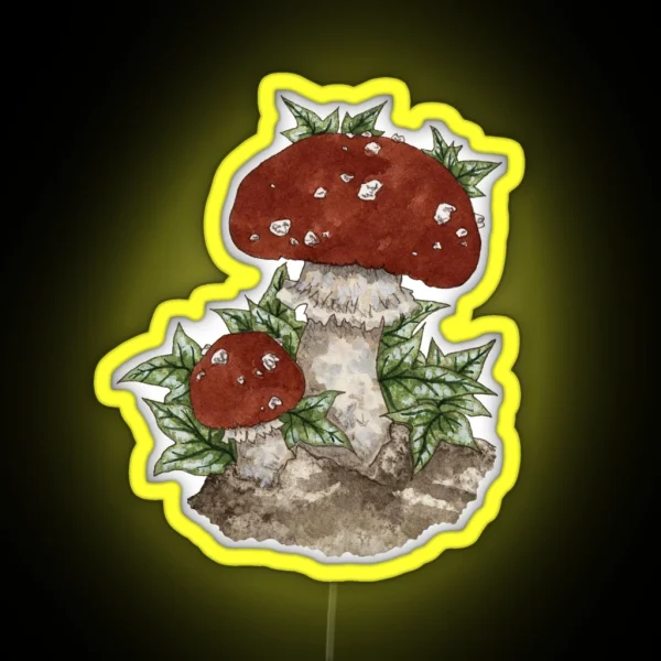 Toadstools RGB Neon Sign