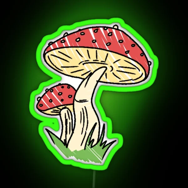 Toadstools RGB Neon Sign