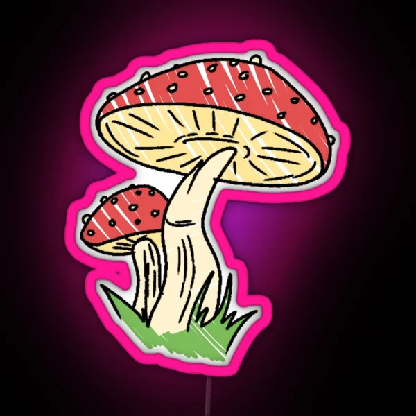 Toadstools RGB Neon Sign