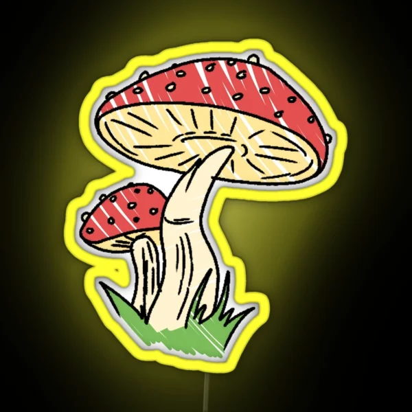 Toadstools RGB Neon Sign