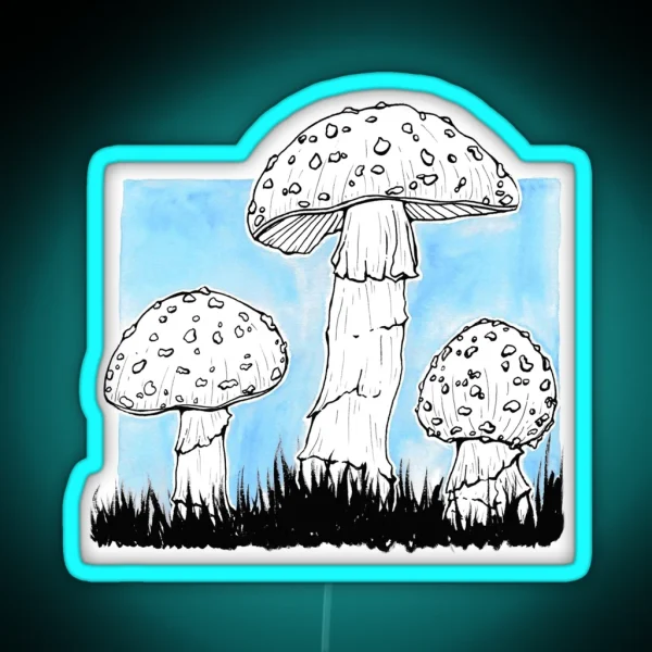 Toadstools RGB Neon Sign