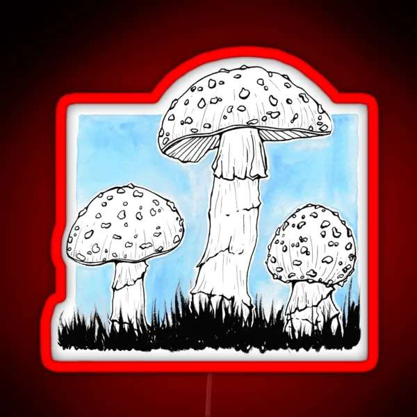 Toadstools RGB Neon Sign