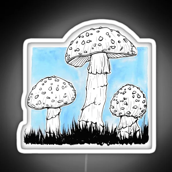 Toadstools RGB Neon Sign