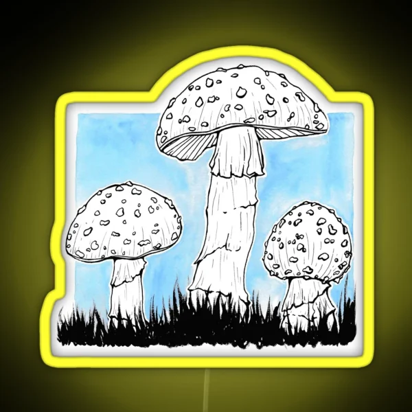 Toadstools RGB Neon Sign