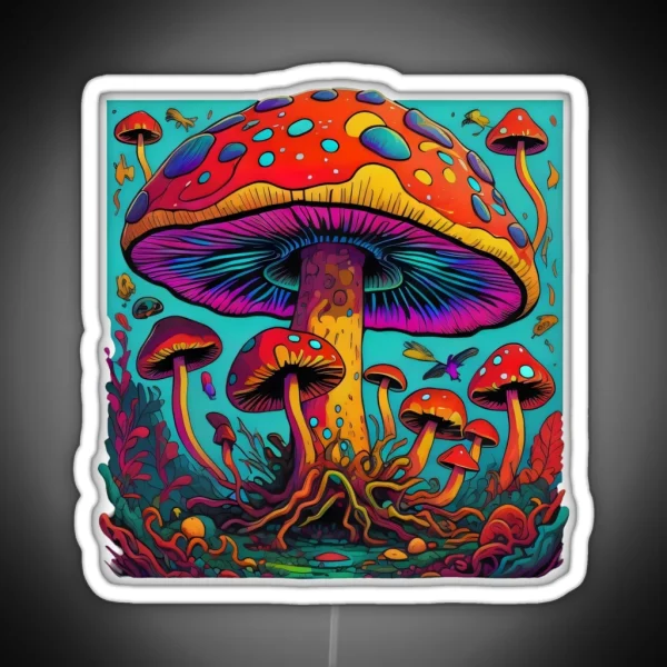 Toadstools RGB Neon Sign