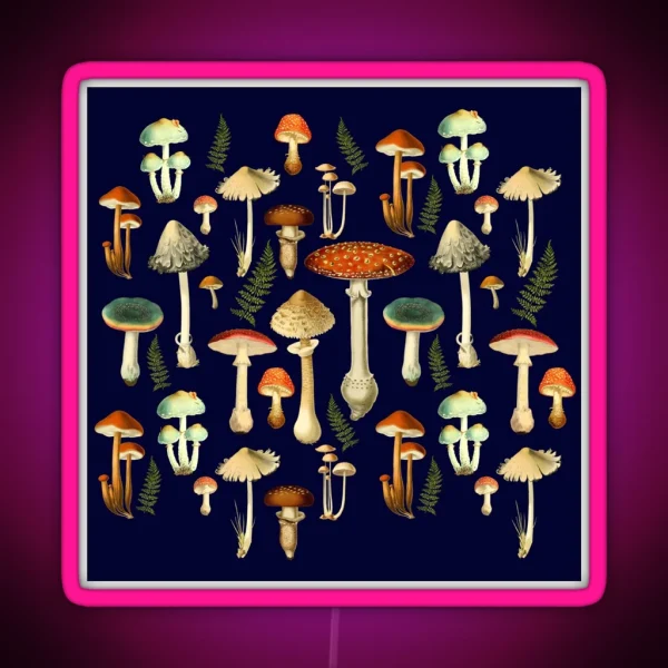 Toadstools RGB Neon Sign