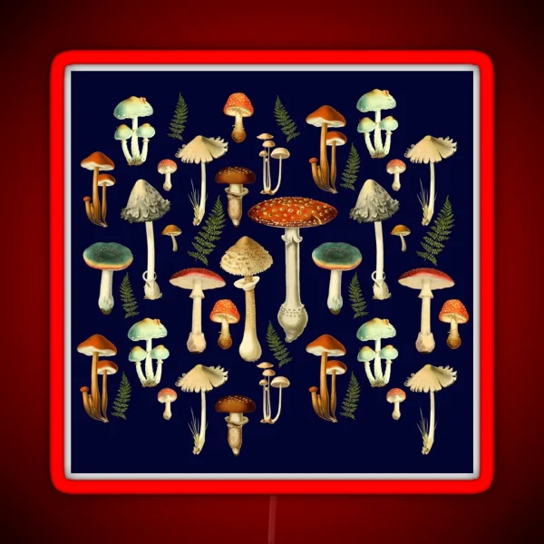 Toadstools RGB Neon Sign