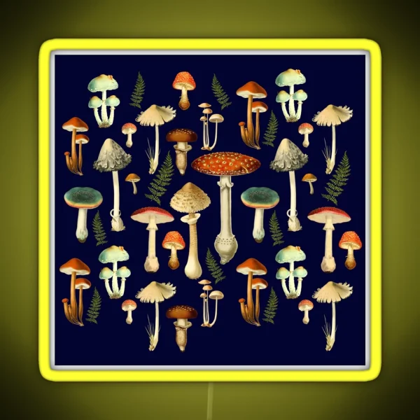 Toadstools RGB Neon Sign