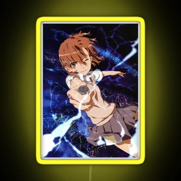 Toaru Kagaku Misaka Mikoto RGB Neon Sign
