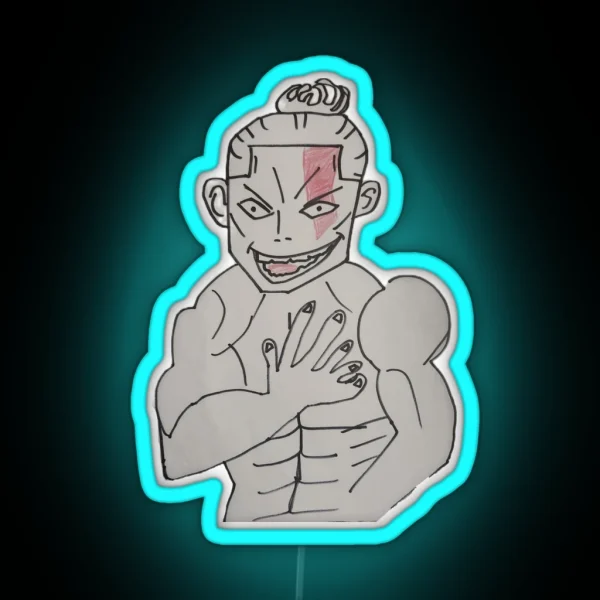 Todo Handsome Man Boogie Woogie Jujutsu RGB Neon Sign