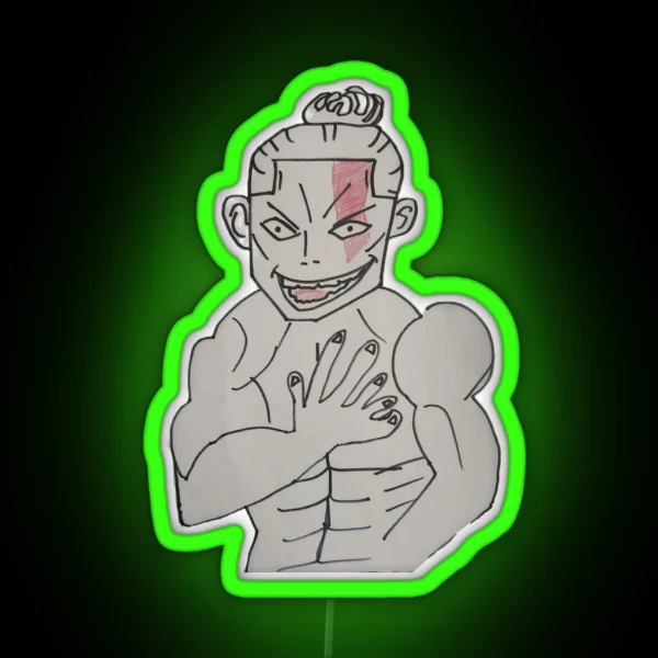 Todo Handsome Man Boogie Woogie Jujutsu RGB Neon Sign