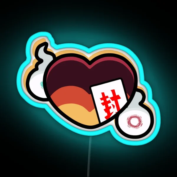 Toilet Bound Hanako Kun Hanako Heart RGB Neon Sign