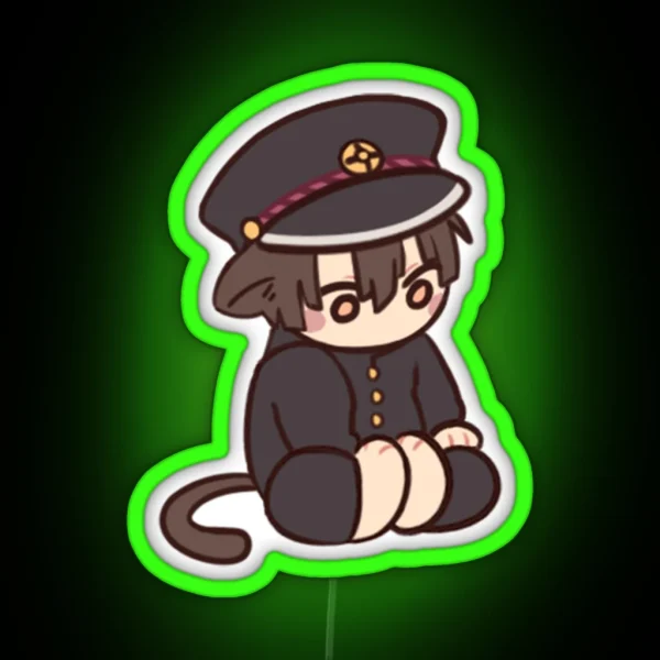 Toilet Bound Hanako Neko Cat RGB Neon Sign