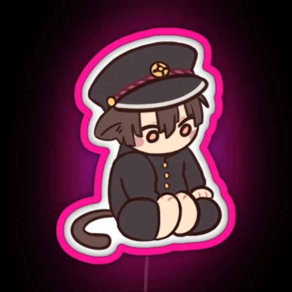 Toilet Bound Hanako Neko Cat RGB Neon Sign