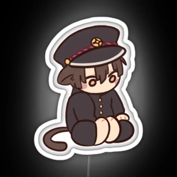 Toilet Bound Hanako Neko Cat RGB Neon Sign