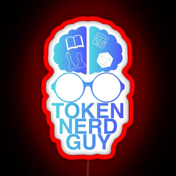 Token Nerd Guy RGB Neon Sign
