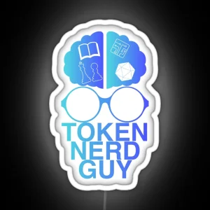 Token Nerd Guy RGB Neon Sign