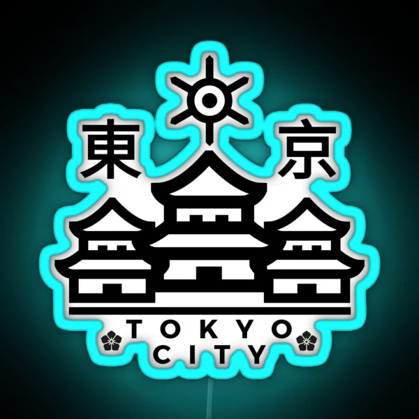 Tokyo City Logo RGB Neon Sign