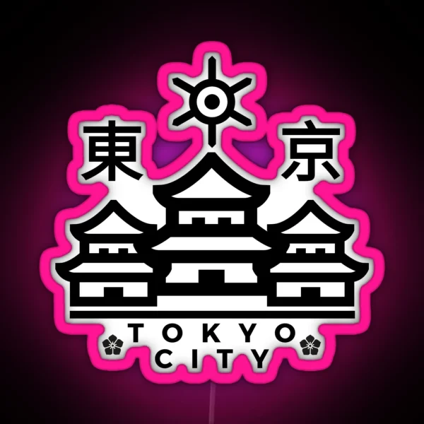 Tokyo City Logo RGB Neon Sign