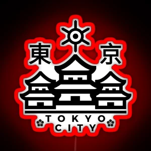 Tokyo City Logo RGB Neon Sign