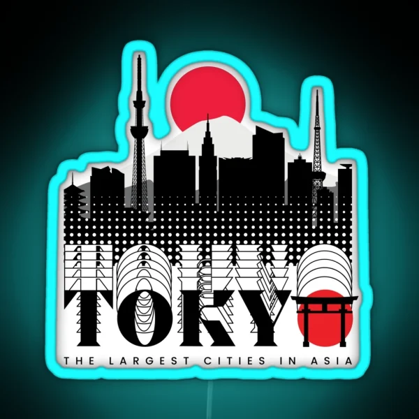 Tokyo City Product Design RGB Neon Sign