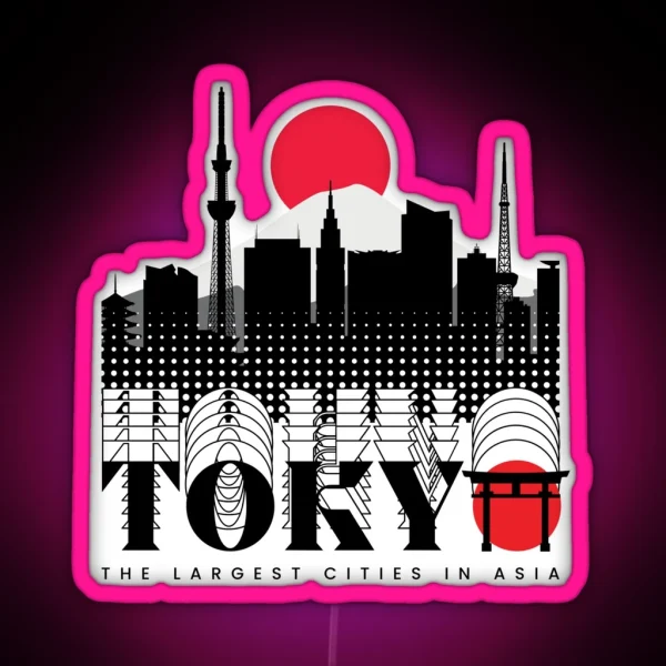 Tokyo City Product Design RGB Neon Sign
