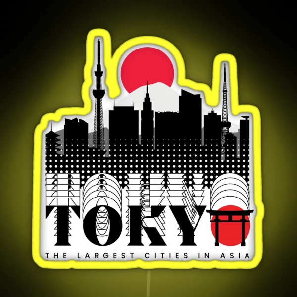 Tokyo City Product Design RGB Neon Sign