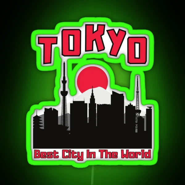 Tokyo City RGB Neon Sign