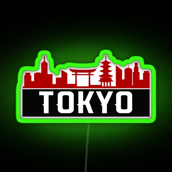 Tokyo City Travel Led RGB Neon Sign