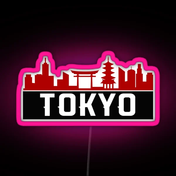Tokyo City Travel Led RGB Neon Sign