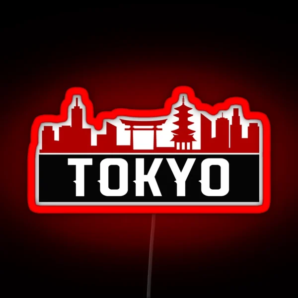 Tokyo City Travel Led RGB Neon Sign