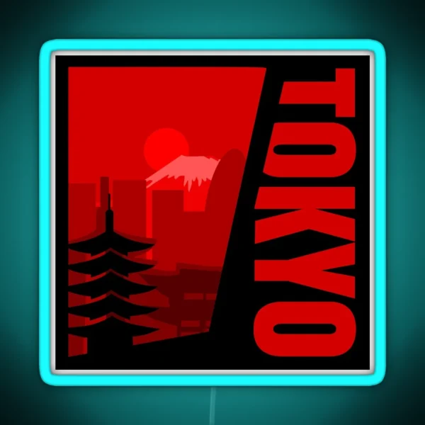 Tokyo Comic Style RGB Neon Sign