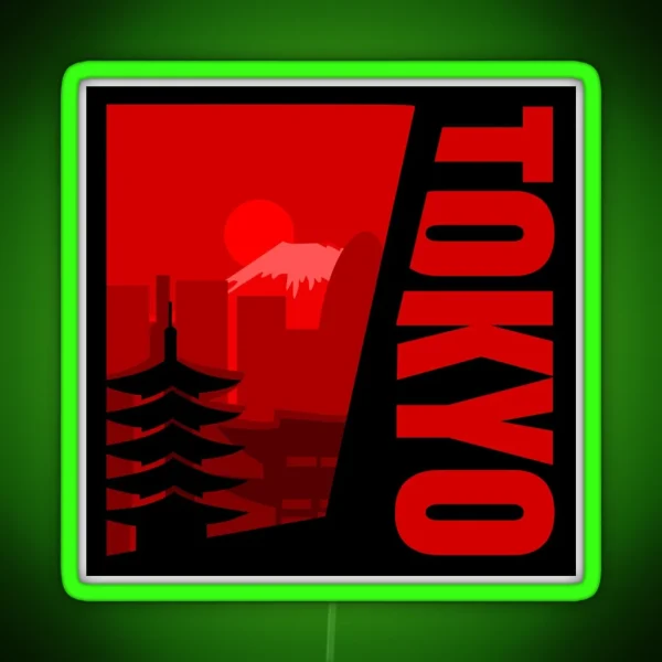 Tokyo Comic Style RGB Neon Sign