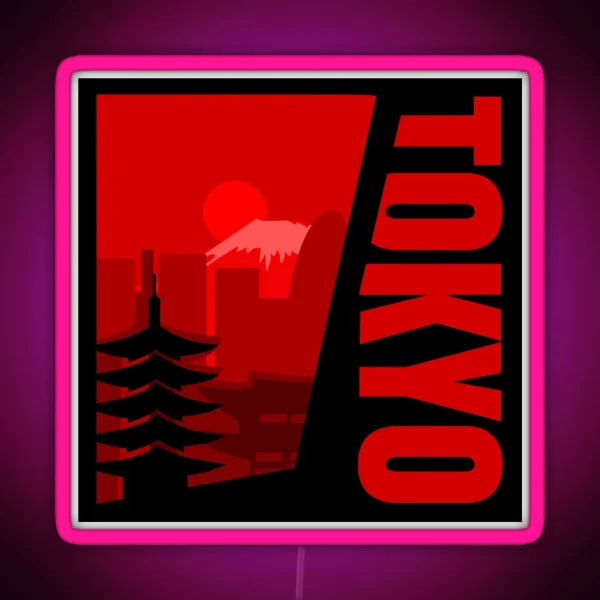 Tokyo Comic Style RGB Neon Sign