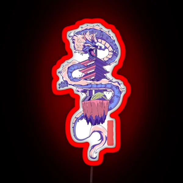 Tokyo Japan Dragon Japanese RGB Neon Sign