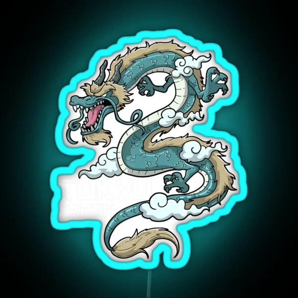 Tokyo Japan Dragon RGB Neon Sign