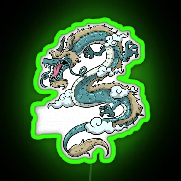 Tokyo Japan Dragon RGB Neon Sign
