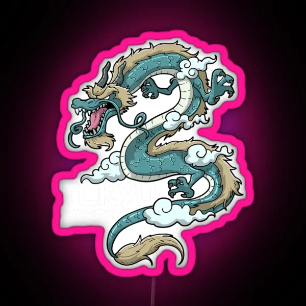 Tokyo Japan Dragon RGB Neon Sign