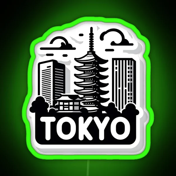 Tokyo Japan RGB Neon Sign