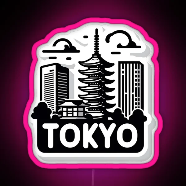 Tokyo Japan RGB Neon Sign