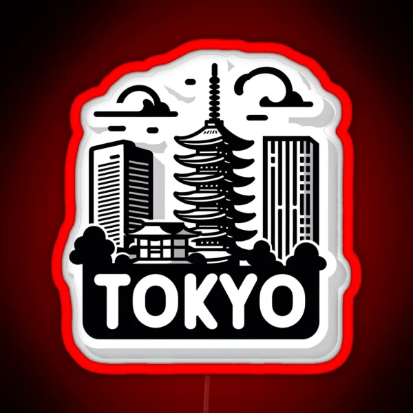 Tokyo Japan RGB Neon Sign