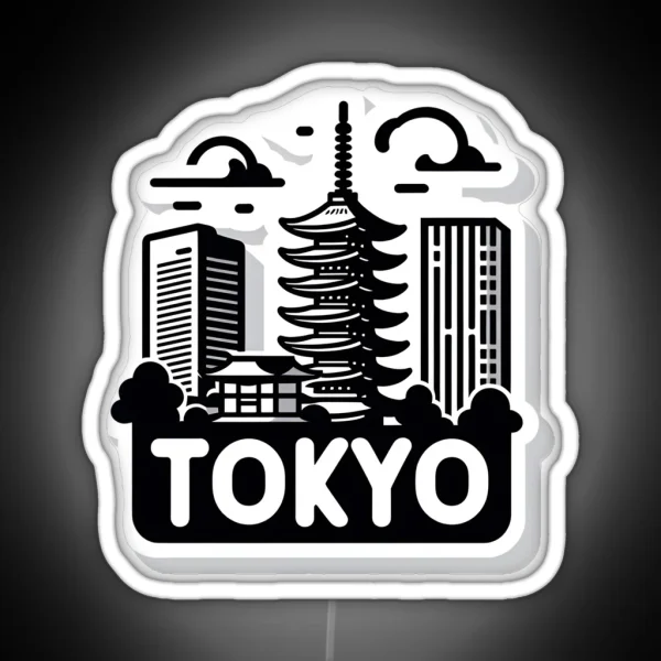 Tokyo Japan RGB Neon Sign