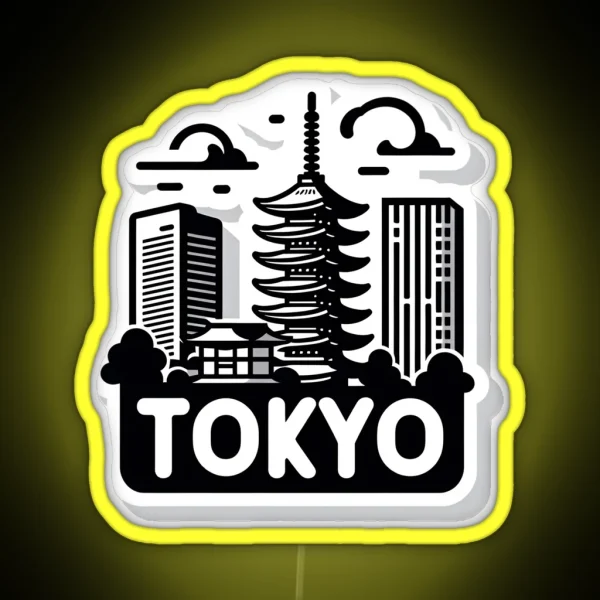 Tokyo Japan RGB Neon Sign