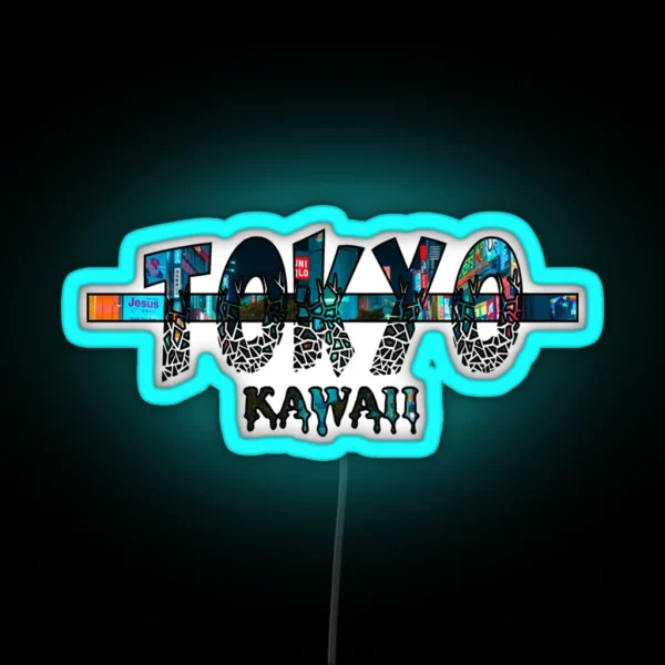 Tokyo Kawaii RGB Neon Sign